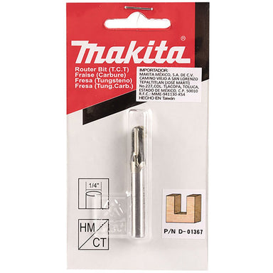 MAKITA 3/16 STRAIGHT TCT BIT - 1/4" SHAFT D-01367
