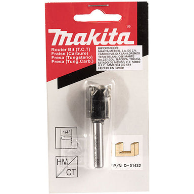 MAKITA 5/8" STRAIGHT TCT BIT - 1/4" SHAFT D-01432