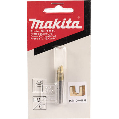 MAKITA 3/16 VEINING TCT BIT - 1/4" SHAFT D-01688