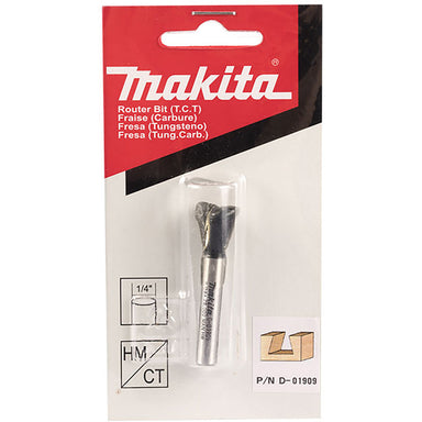 MAKITA 1/2" DOVETAIL TCT BIT - 1/4" SHAFT D-01909