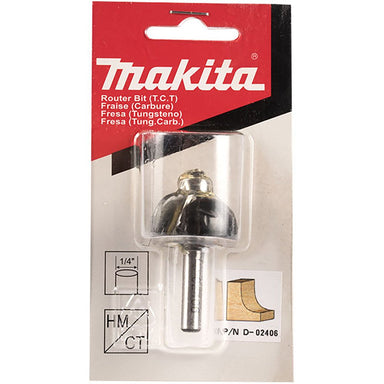 MAKITA 3/8" COVE TCT BIT - 1/4" SHAFT D-02406