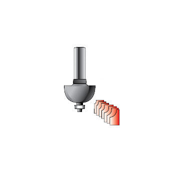 MAKITA 1/2" COVE TCT BIT - 1/2" SHAFT D-02434