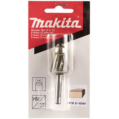 MAKITA 45/64" CHAMFERING TCT BIT - 1/4" SHAFT D-02509