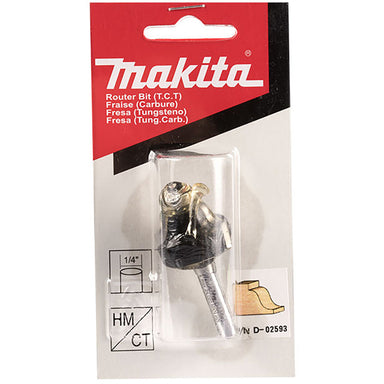 MAKITA 5/32" ROMAN OGEE TCT BIT - 1/4" SHAFT D-02593