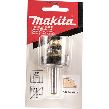 MAKITA 1/4" ROMAN OGEE TCT BIT - 1/4" SHAFT D-02618