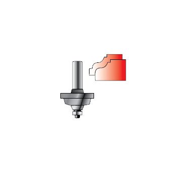 MAKITA 5/32" OGEE TCT BIT - 1/4" SHAFT D-02680
