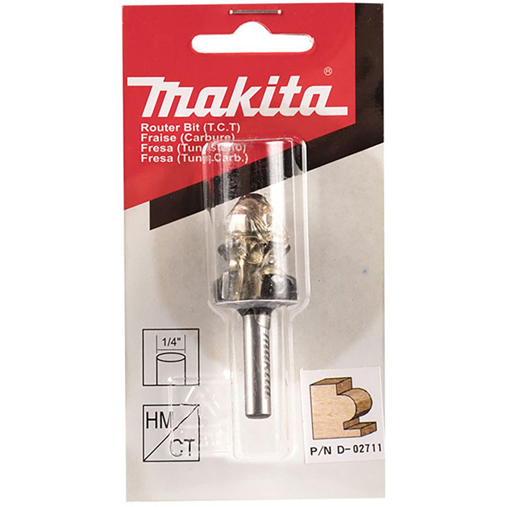 MAKITA 1/8" CORNER BEAD TCT BIT - 1/4" SHAFT D-02711