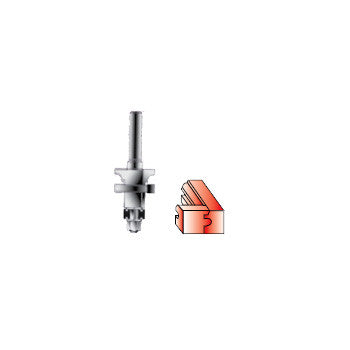 MAKITA 3/8" BEAD STILE/RAIL TCT BIT - 1/2" SHAFT - (2PC) D-02892