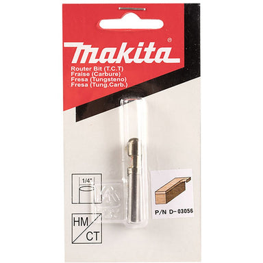 MAKITA 1/4" FLUSH TRIM TCT BIT / WORKING LENGTH 1/4"- 1/4" SHAFT D-03056