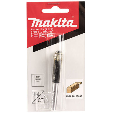MAKITA 3/8" FLUSH TRIM TCT BIT - 1/4" SHAFT D-03090