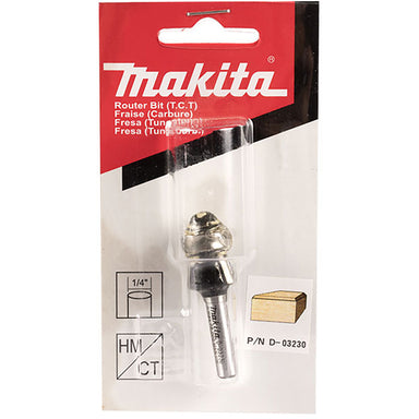 MAKITA 1/2" 15DEG BEVEL TRIM TCT BIT - 1/4" SHAFT D-03230