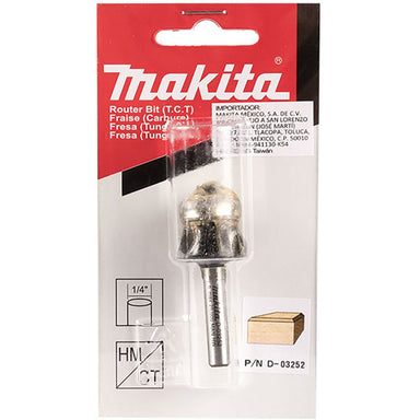 MAKITA 5/8" 22DEG BEVEL TRIM TCT BIT - 1/4" SHAFT D-03252