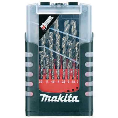 MAKITA M-FORCE HSS METAL DRILL BIT SET - 1-13mm METRIC (25PC) - PERFORMANCE D-29882
