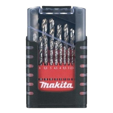 MAKITA HSS G-SERIES METAL DRILL BIT SET - 1-10mm METRIC (19PC) - STANDARD D-29941