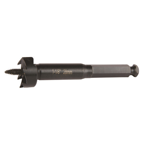 MAKITA SELF FEEDING WOOD DRILL BIT 1-1/8" - 7/16" HEX SHANK - PERFORMANCE D-29957