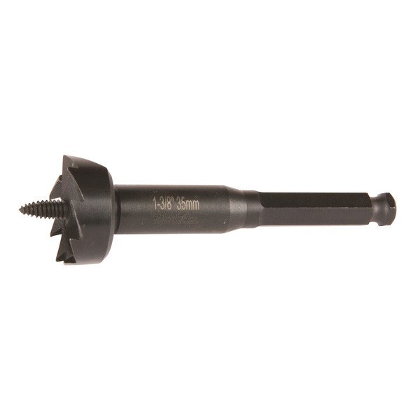 MAKITA SELF FEEDING WOOD DRILL BIT 1-3/8" - 7/16" HEX SHANK - PERFORMANCE D-29979
