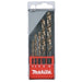 MAKITA M-FORCE HSS METAL DRILL BIT SET - METRIC  (5PC) - PERFORMANCE  D-30508