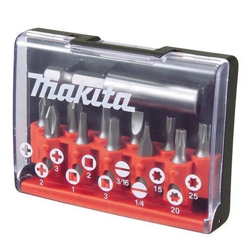 MAKITA 12PC SCREWDRIVER BIT SET D-31619