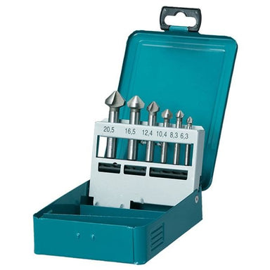 MAKITA COUNTERSINK BIT 6PCS METAL BOX SET D-42503