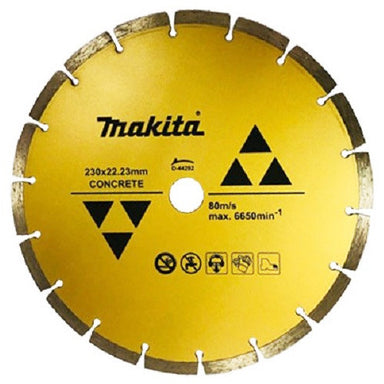 MAKITA 230mm x 22.23 DIAMOND BLADE SEGMENTED - ECONOMY D-44292