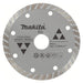 MAKITA 115mm x 22.23 DIAMOND BLADE TURBO RIM - ECONOMY D-44301