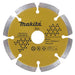 MAKITA 105mm x 20/16 DIAMOND BLADE SEGMENTED - LASER WELD D-44373