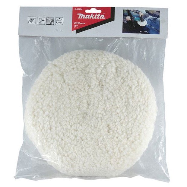 MAKITA WOOL BONNETT DOUBLE SIDED 230mm DIA D-56954