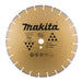 MAKITA 350mm x 25.4mm DIAMOND BLADE SEGMENTED - ECONOMY D-56998