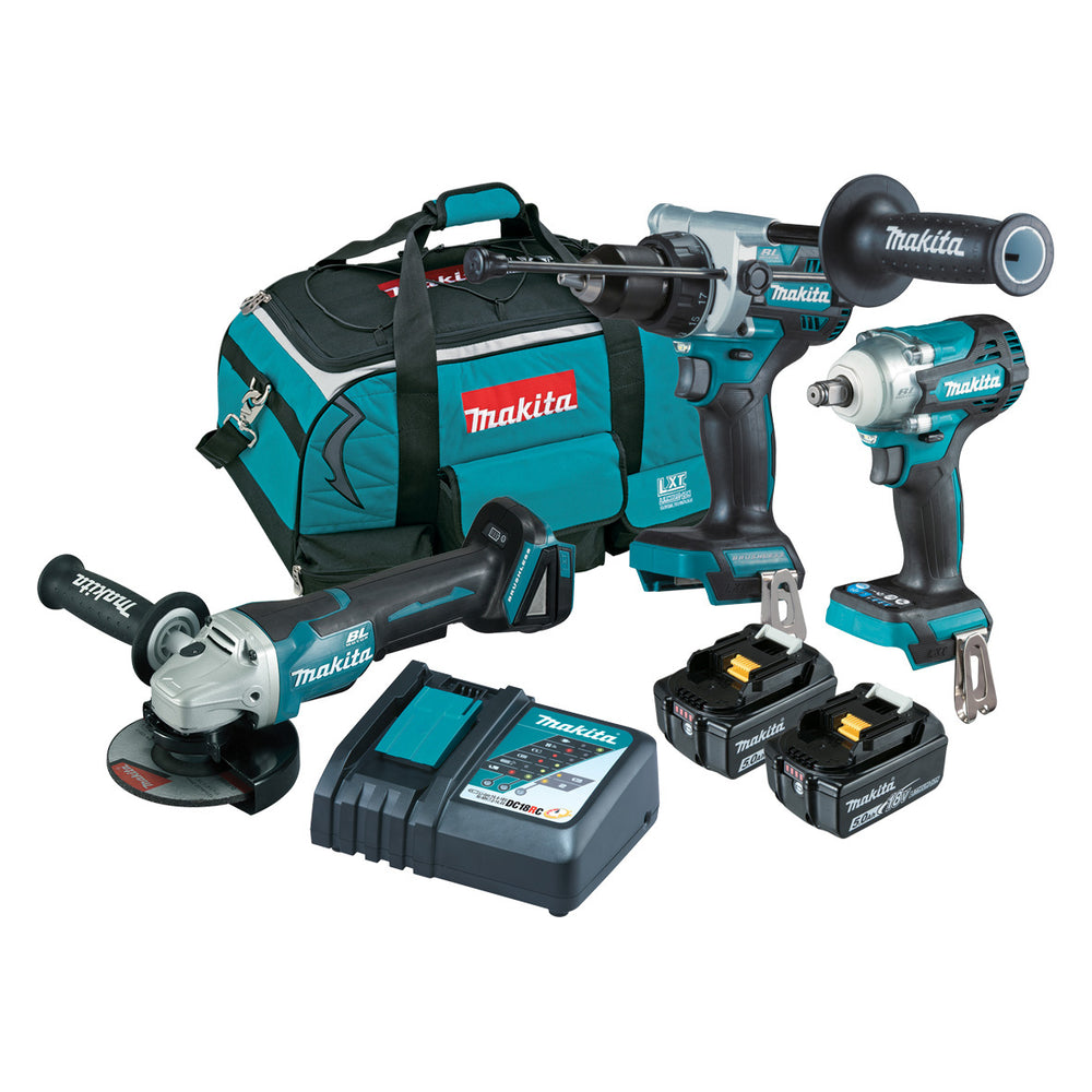 Makita 18V Brushless 3 Piece 5.0ah Combo DLX3150TX1