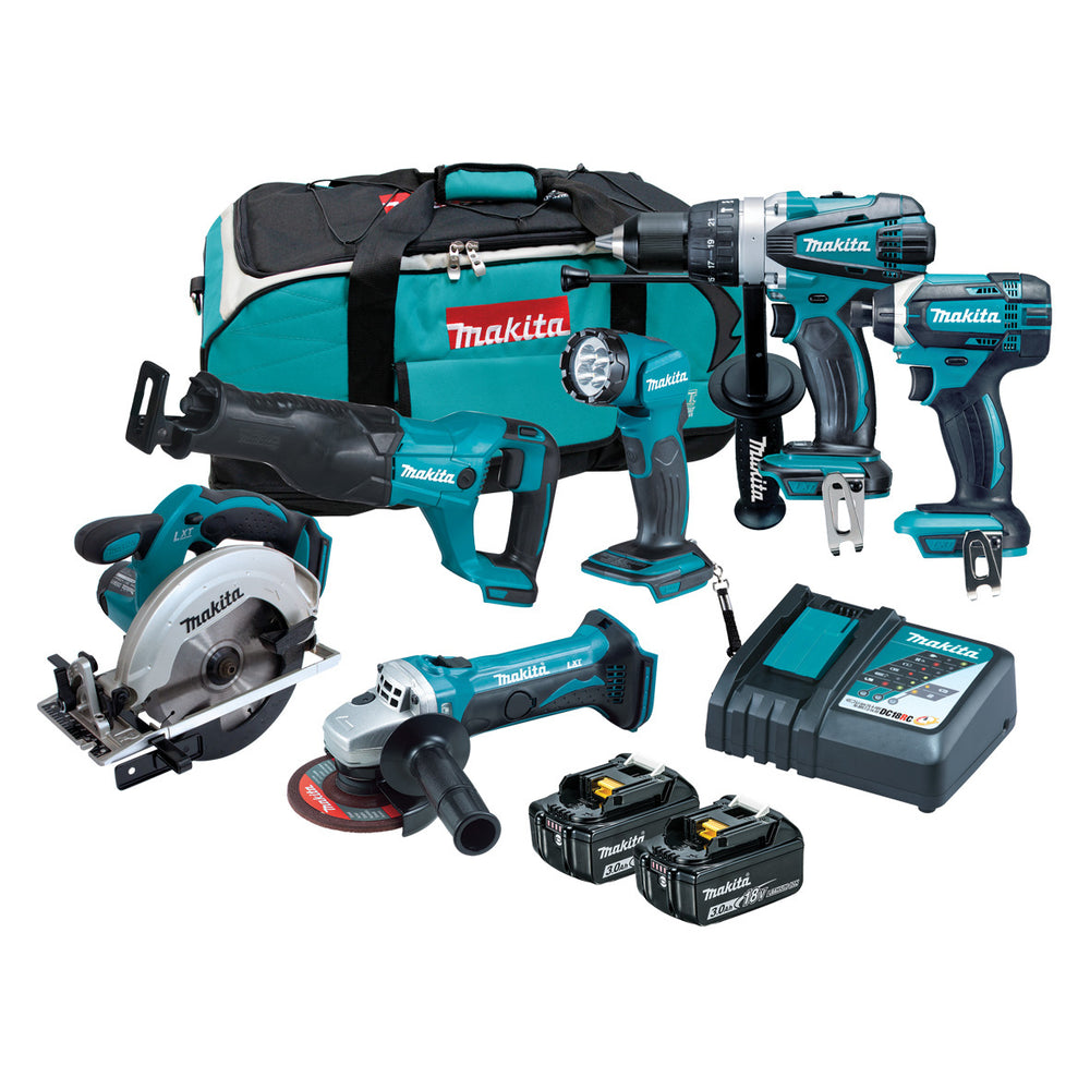 Makita 18V 6 Piece Combo DLX6102X1