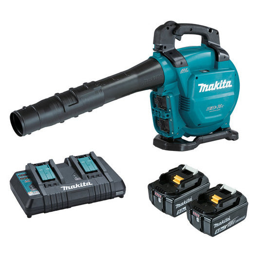 Makita 18Vx2 Brushless Turbo Blower Vacuum 5.0Ah Set DUB363PT2V