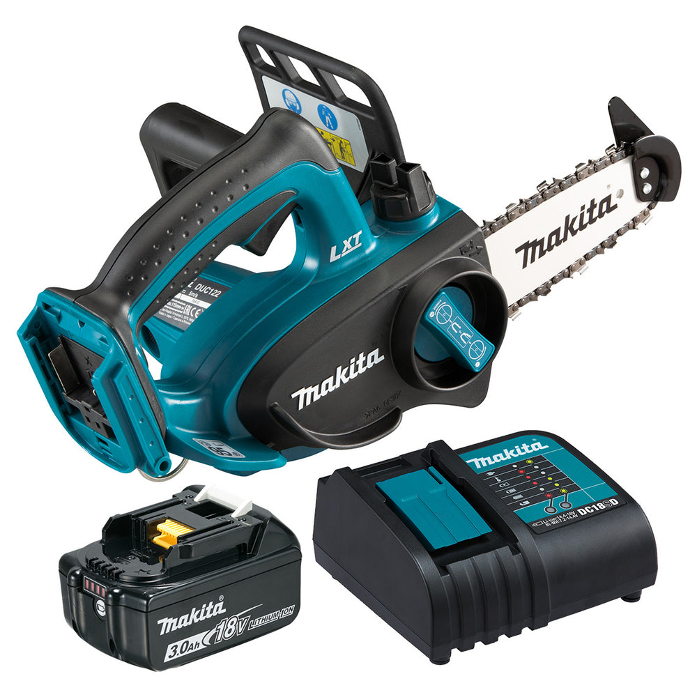 Makita 18V 115mm (4.5") Chainsaw 3.0ah Set DUC122SF