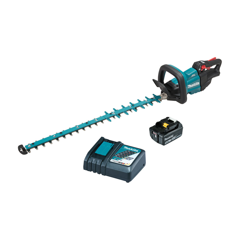 Makita 18V Brushless 750mm Hedge Trimmer 5.0Ah Set DUH752RT