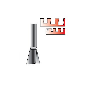 MAKITA 1/2" DOVETAIL TCT BIT - 1/2" SHAFT D-01890