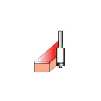 MAKITA 9.5mm FLUSH TRIM TCT BIT - 1/4" SHAFT D-04313