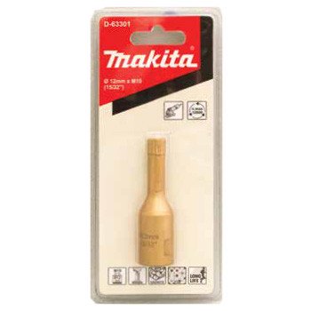 MAKITA 14mm - M10 x 1.5mm THREAD - VAC BRAZED DIAMOND CORE BIT D-63317