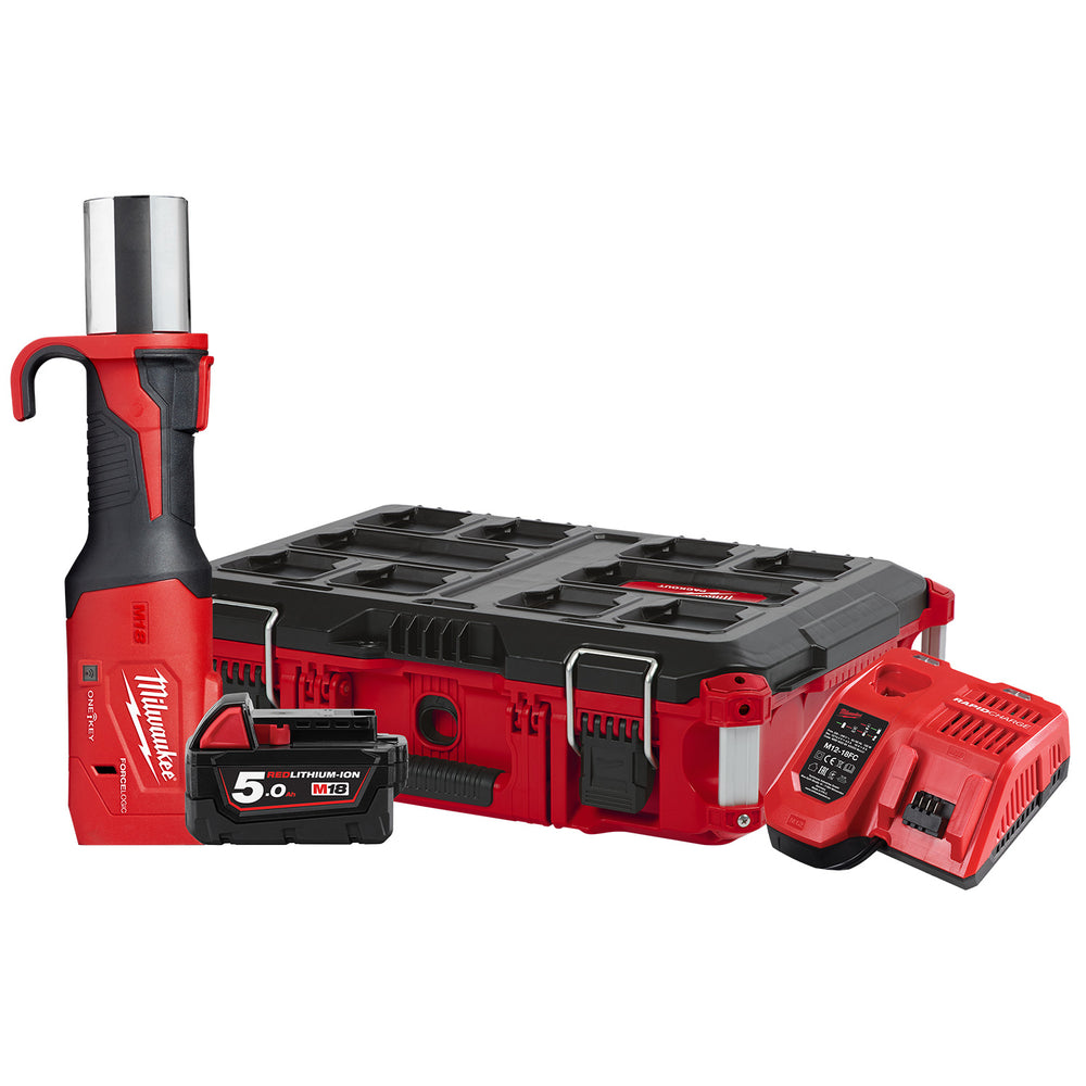 Milwaukee 18V One-Key Force Logic Brushless Press Tool 5.0ah Set M18ONEBLHPT-501P