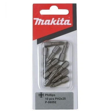 MAKITA PH2 x 25mm TORSION SCREWDRIVER BIT (10PK) P-06052