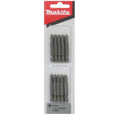 MAKITA PH2 x 50mm TORSION SCREWDRIVER BIT (10PK) P-06068