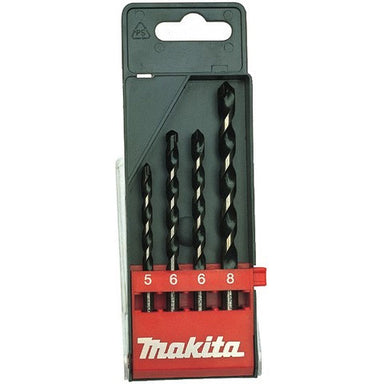 MAKITA SUPER ELITE MASONRY DRILL BIT 4 PIECE SET P-10182