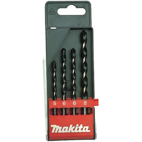 MAKITA SUPER ELITE MASONRY DRILL BIT 4 PIECE SET P-10182