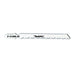 MAKITA JIGSAW BLADE 75mm x 6TPI BAYONET TYPE (25PK) - Bi-M 6.35tpi / Fast Rough cut / Wood < 50mm P-31588-25