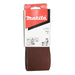 MAKITA ABRASIVE BELT 40 / 80 / 120# / 76mm x 457mm - (3PK) P-37166