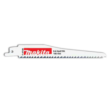 MAKITA RECIPRO BLADE BI-METAL 150mm - 5-8TPI - (5PK)- WOOD & NAILS P-47139