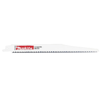 MAKITA RECIPRO BLADE BI-METAL 225mm - 5-8TPI - (5PK)- WOOD & NAILS P-47145