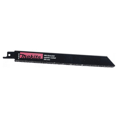 MAKITA RECIPRO BLADE CARBIDE GRIT 200mm - (2PK) - CAST PIPES / WALL TILES / FIBREGLASS P-47173