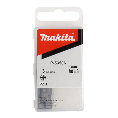 MAKITA PZ1 x 50mm TORSION SCREWDRIVER BIT (3PK) P-53506