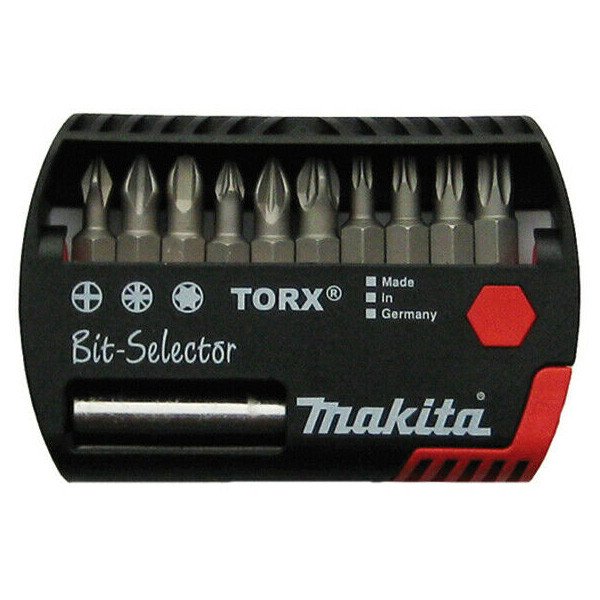 MAKITA X-SELECTOR (11PC) STANDARD SCREWDRIVER BITS P-54053