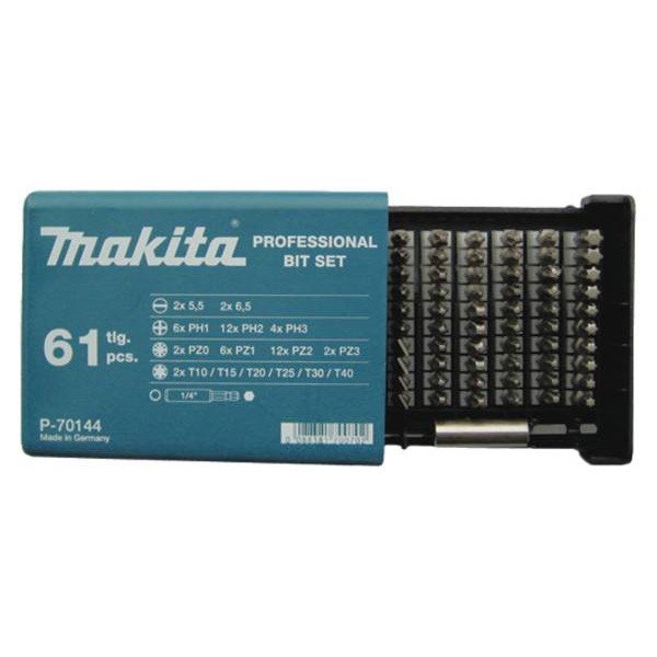 MAKITA 61 PC PRO TORSION & PERFORMANCE SCREWDRIVER BIT SET P-70144