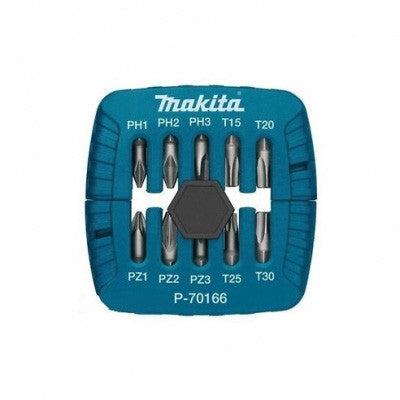 MAKITA 10PC TORSION SCREWDRIVER BIT SET P-70166